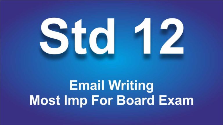 Email Writing most imp for board exam