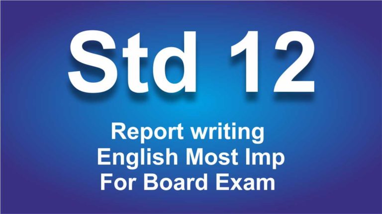 Report writing for class 12 English Most Imp For Board Exam